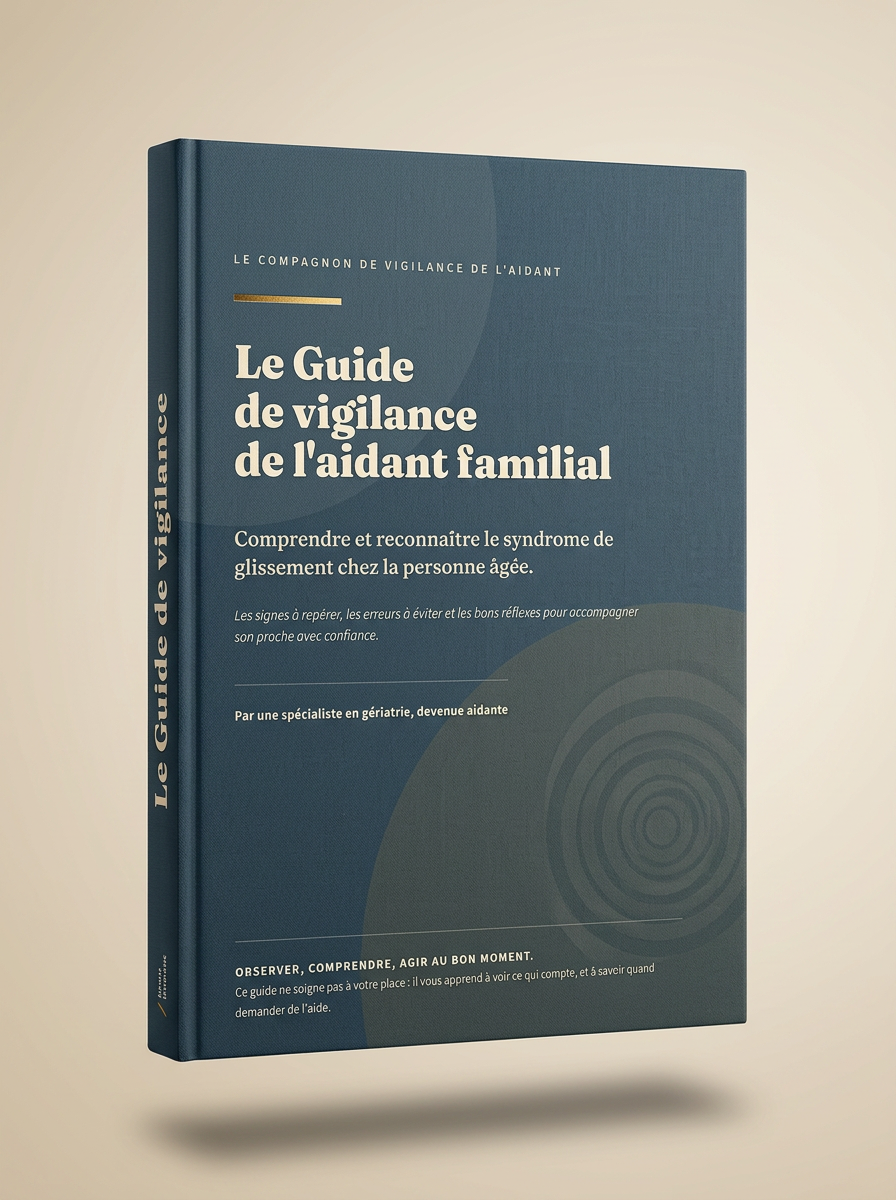Le Guide de vigilance de l'aidant — Reconnaître le syndrome de glissement chez un parent âgé (eBook PDF)